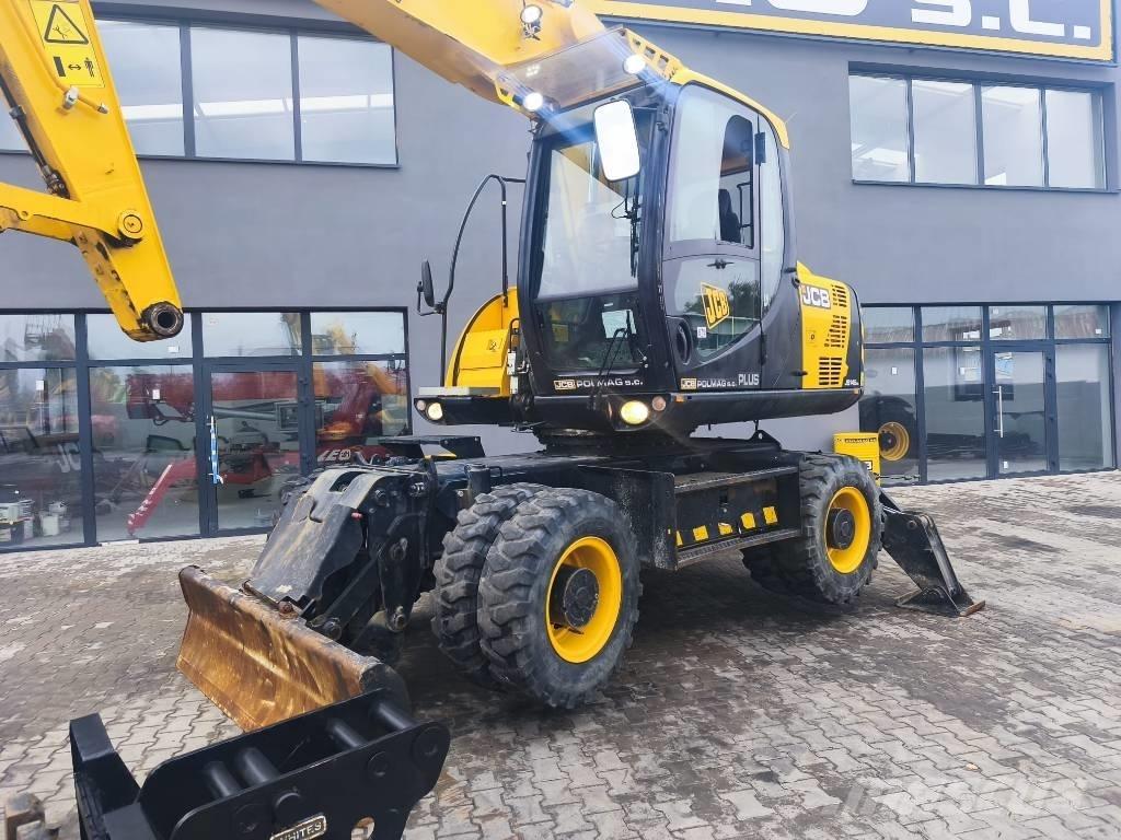 JCB JS 145 W ホイール式油圧ショベル（パワーショベル・ユンボ・バックホー）
