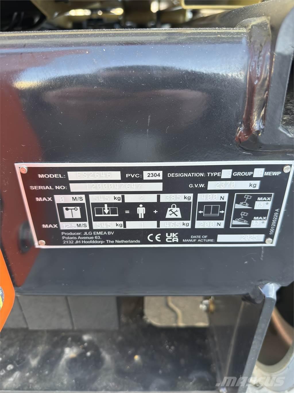 JLG ES2646 シザースリフト