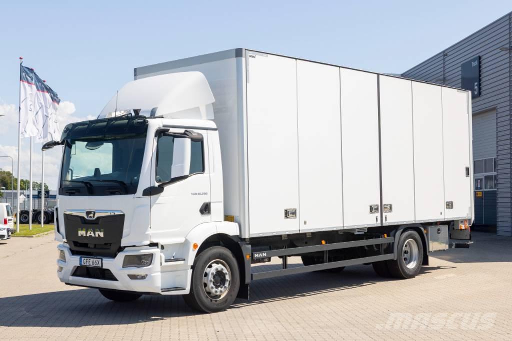 MAN TGM 18.290 4x2 ボックスボディー、ウイング、箱車