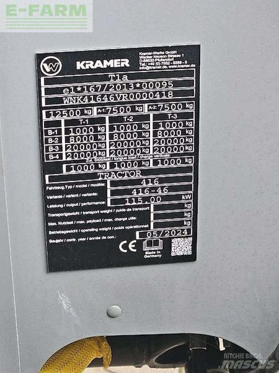 Kramer kt559 農業用テレハンドラー