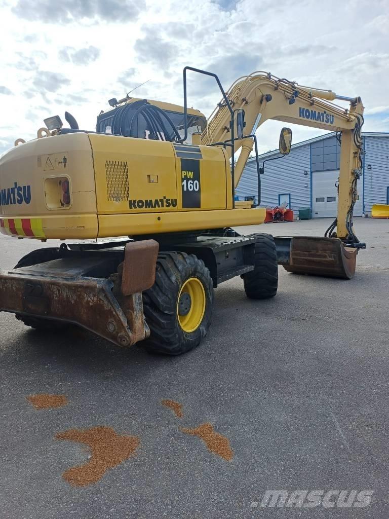 Komatsu PW 160-7-4x4 ホイール式油圧ショベル（パワーショベル・ユンボ・バックホー）