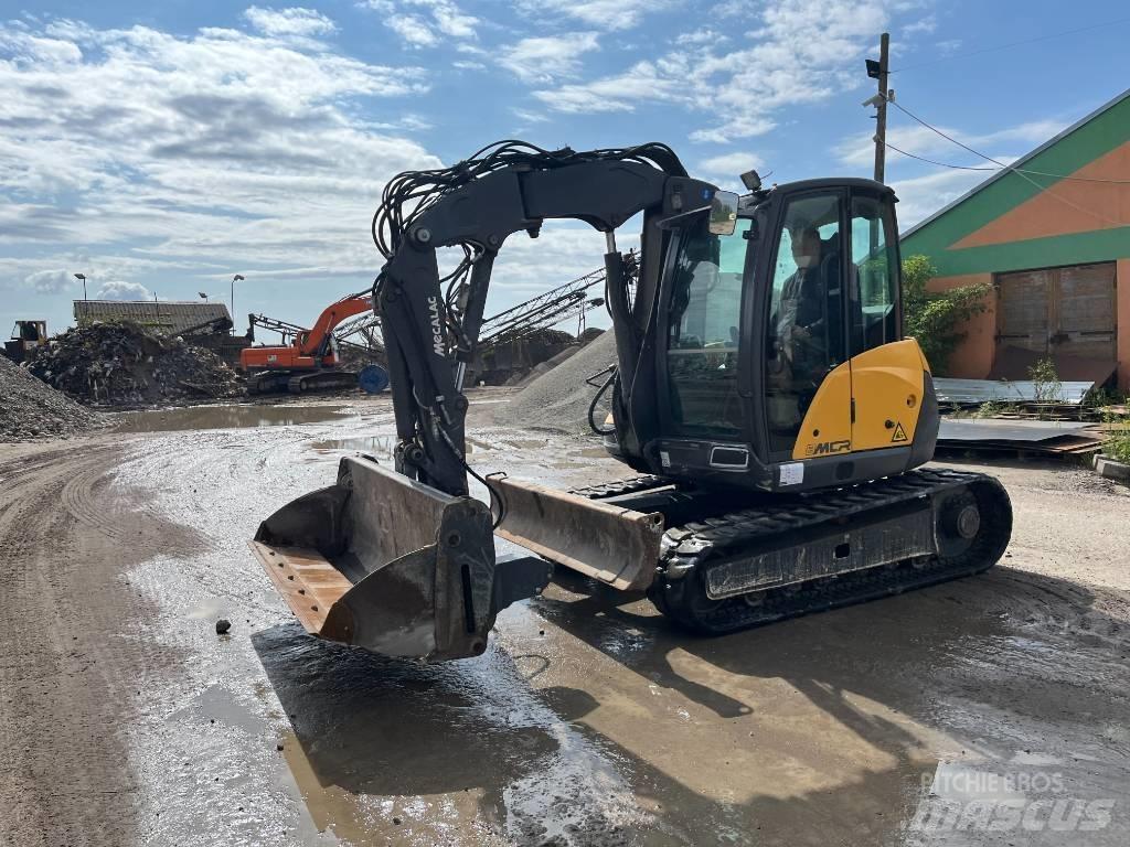 Mecalac 8 MCR 中型油圧ショベル 7ｔ-12ｔ（ユンボ・パワーショベル・バックホー）