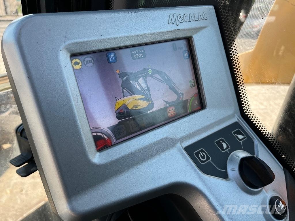 Mecalac 8 MCR 中型油圧ショベル 7ｔ-12ｔ（ユンボ・パワーショベル・バックホー）
