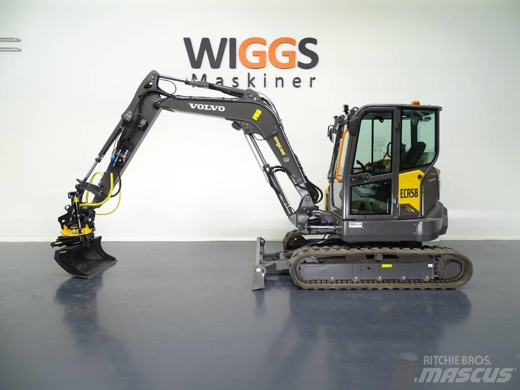 Volvo ECR58F ミニ油圧ショベル 7t以下（ミニユンボ・ミニディガー）