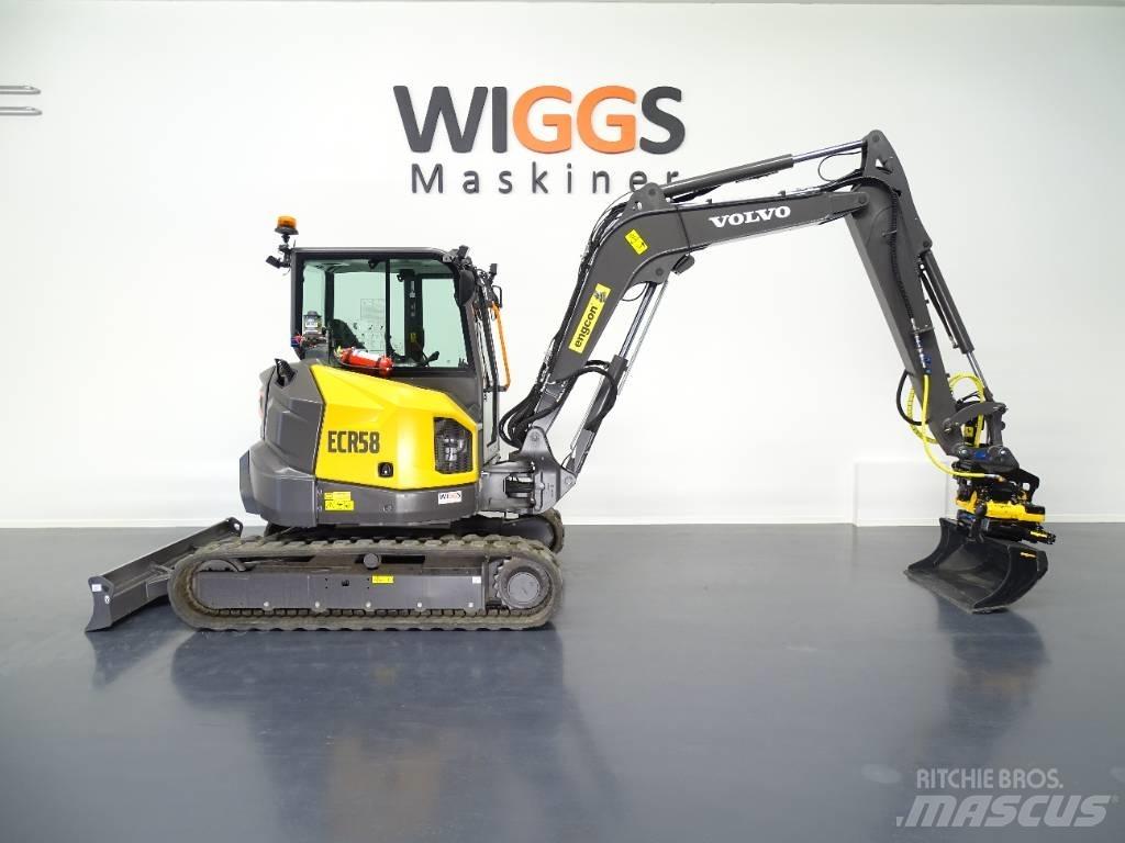 Volvo ECR58F ミニ油圧ショベル 7t以下（ミニユンボ・ミニディガー）