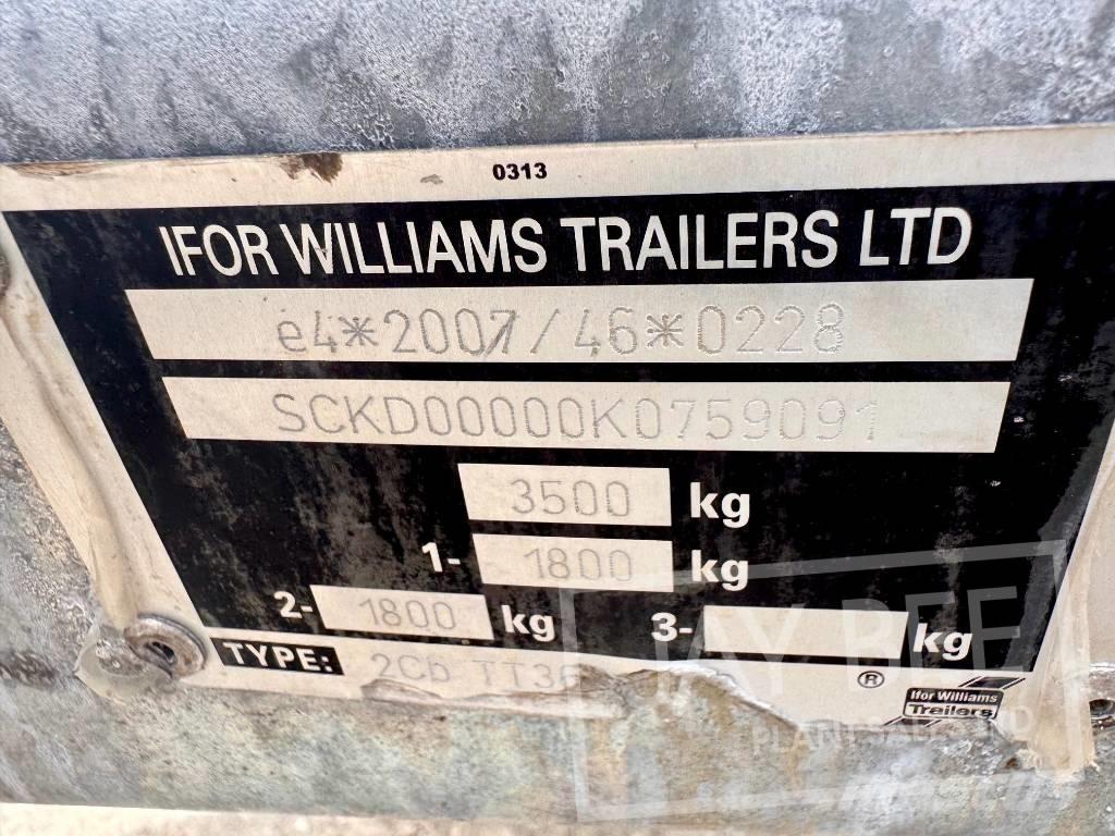 Ifor Williams TT3621 ダンプトレーラー