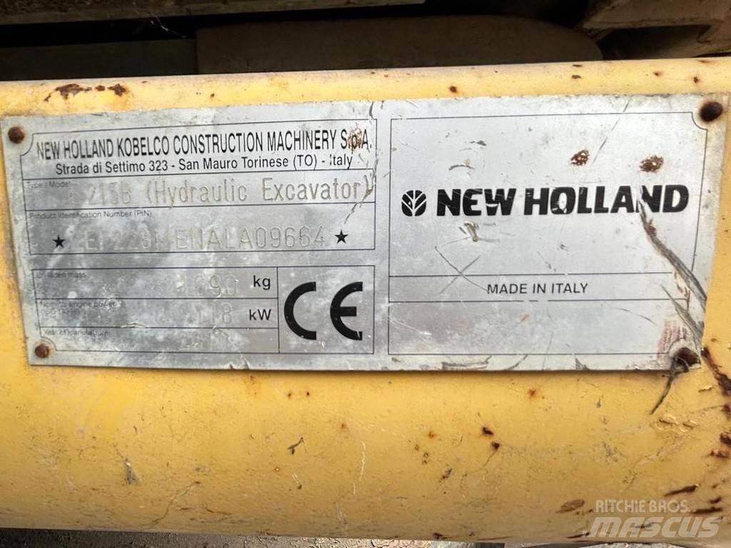 New Holland E215B 特殊油圧ショベル