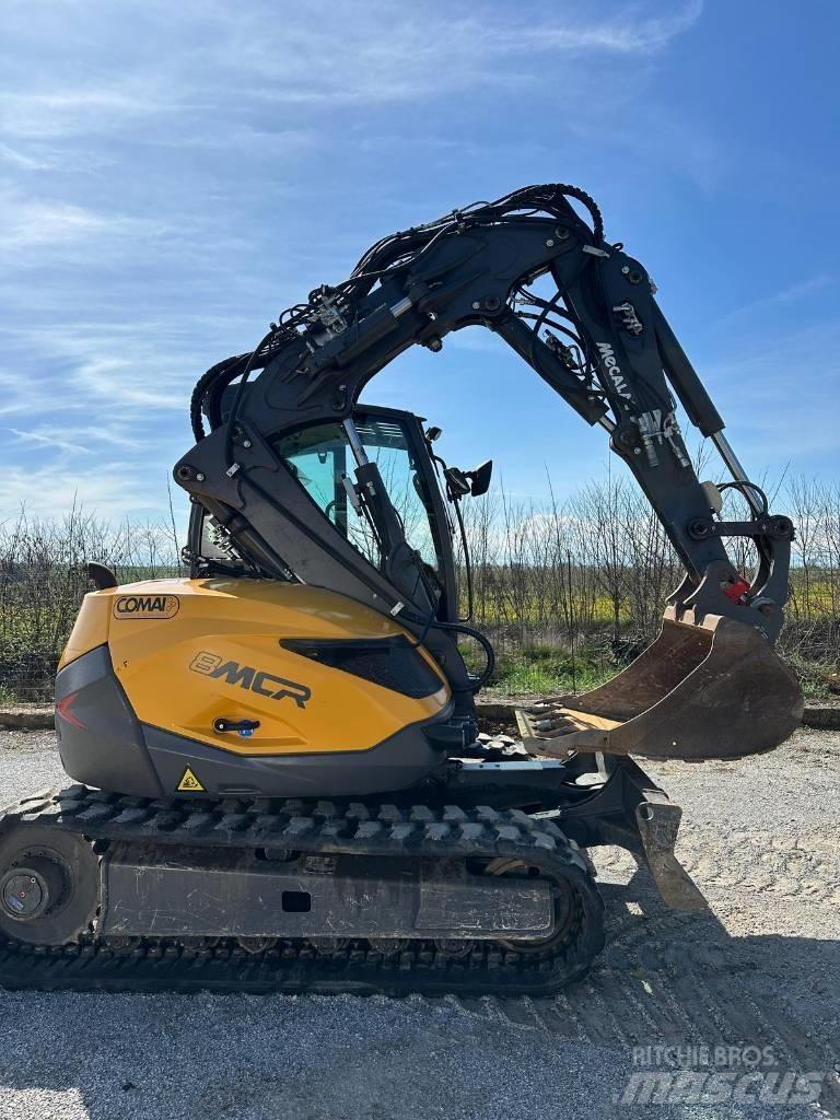 Mecalac 8 M CR 中型油圧ショベル 7ｔ-12ｔ（ユンボ・パワーショベル・バックホー）