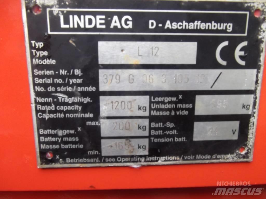 Linde L12 /379/ V-2097 自走式スタッカー