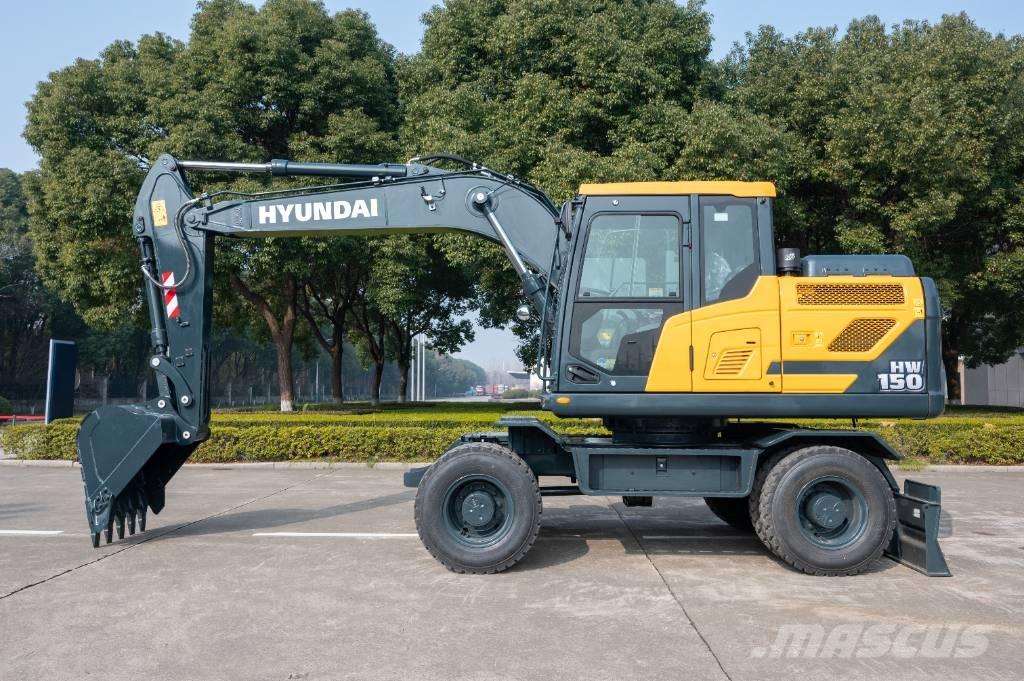 Hyundai 15 LC-7 ホイール式油圧ショベル（パワーショベル・ユンボ・バックホー）