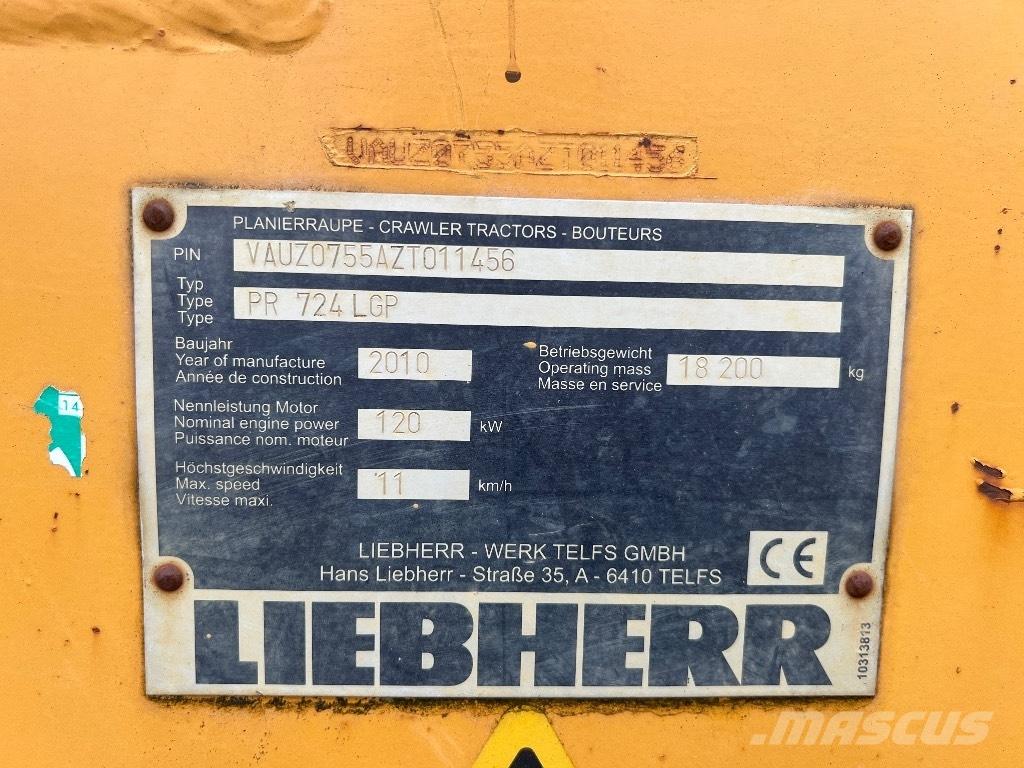 Liebherr PR 724 LGP ブルドーザー