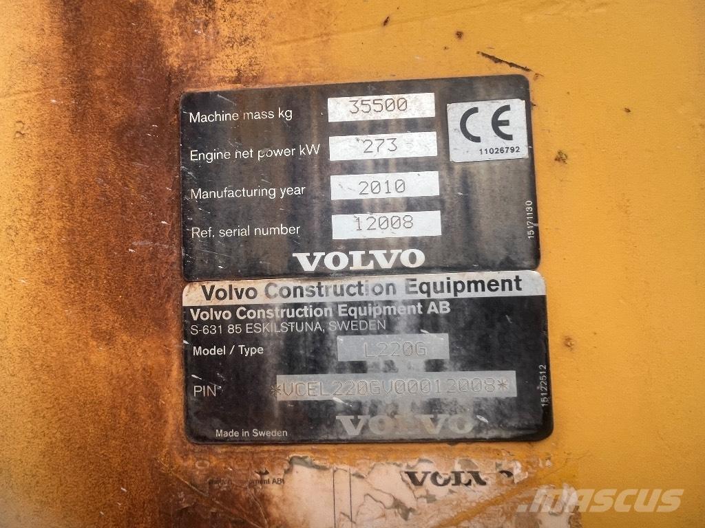Volvo L 220 G ホイールローダー・タイヤショベル
