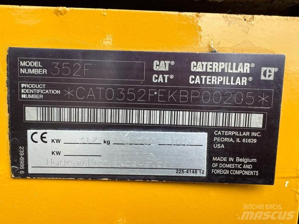 CAT 352F 大型油圧ショベル12t以上（パワーショベル・ユンボ）