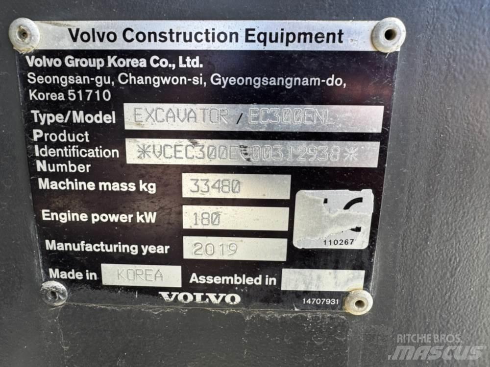 Volvo EC300ENL 大型油圧ショベル12t以上（パワーショベル・ユンボ）