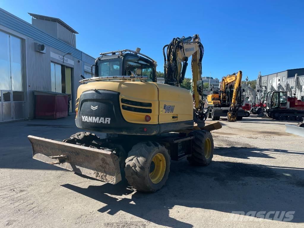 Yanmar B 95 W ホイール式油圧ショベル（パワーショベル・ユンボ・バックホー）