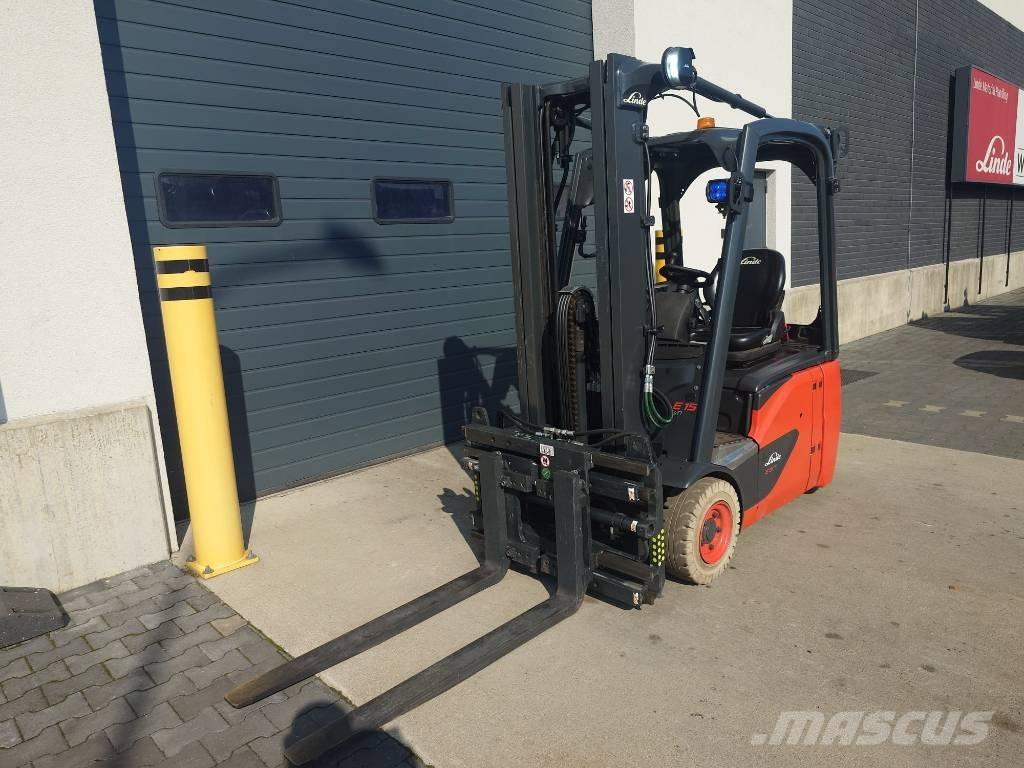 Linde E15/386-02 バッテリーフォークリフト