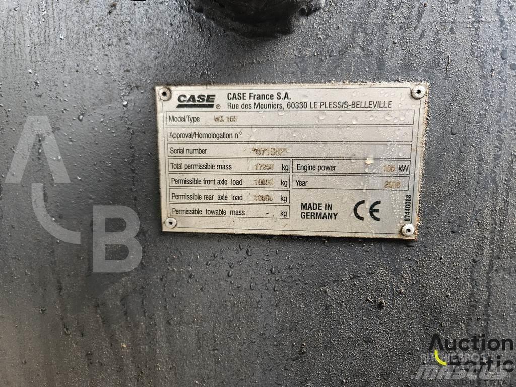 CASE WX 165 ホイール式油圧ショベル（パワーショベル・ユンボ・バックホー）