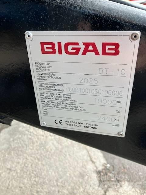 Bigab BT 10 フラットベッド／ドロップサイドトレーラー