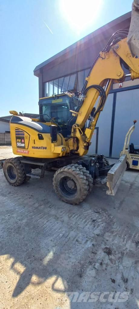 Komatsu PW 98 MR-11 ホイール式油圧ショベル（パワーショベル・ユンボ・バックホー）