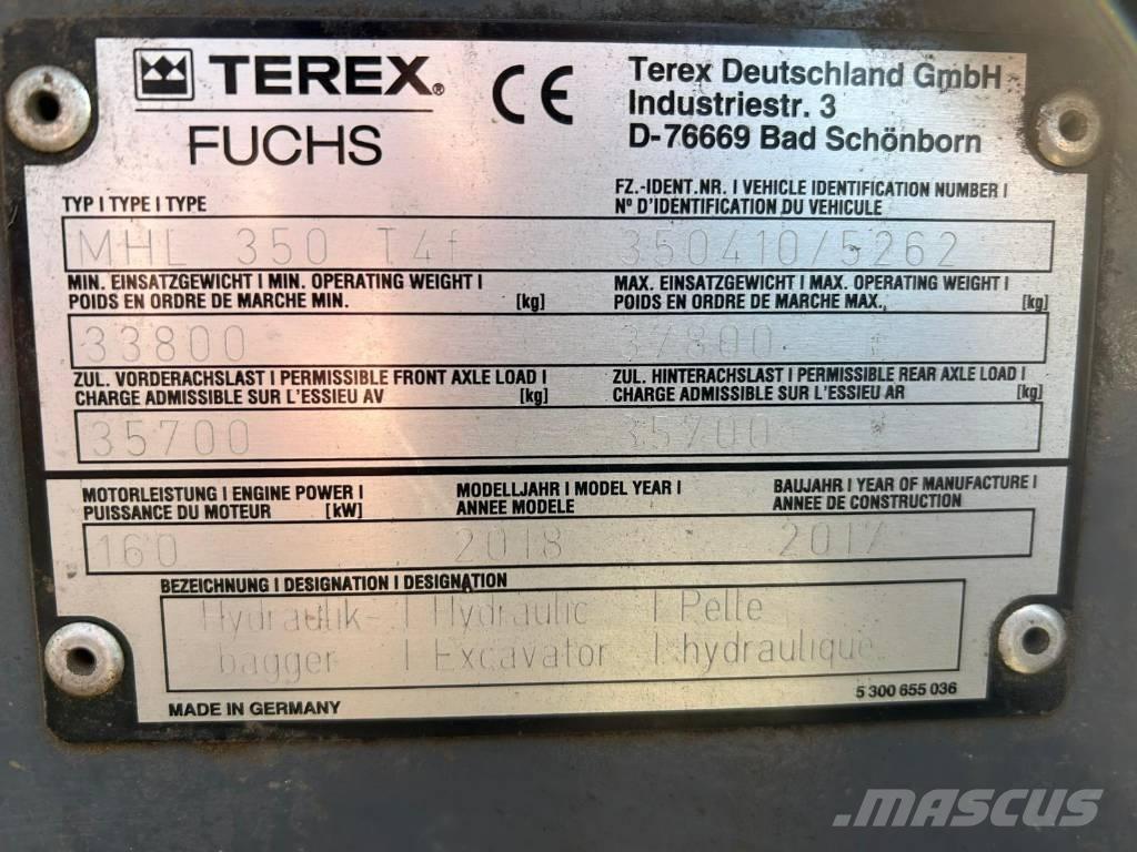Fuchs MHL350F 廃棄物／工業産廃処理機