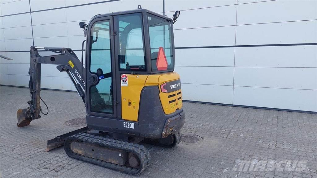 Volvo EC20D ホイール式油圧ショベル（パワーショベル・ユンボ・バックホー）