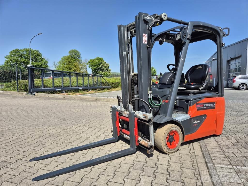 Linde E16C-02 バッテリーフォークリフト