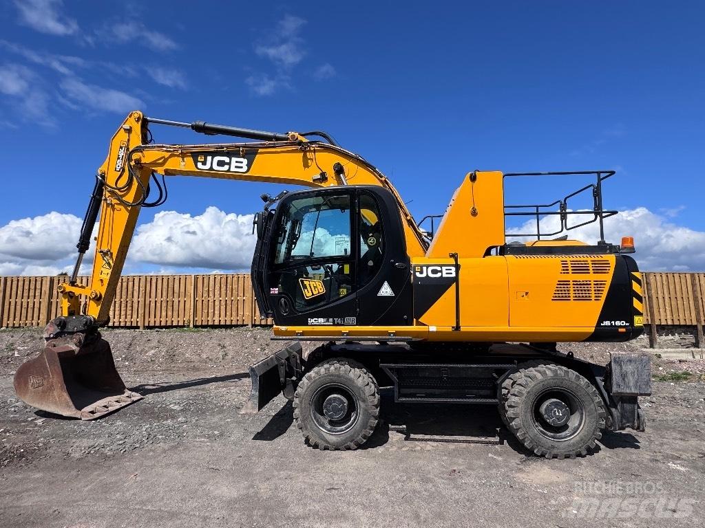 JCB JS 160 W ホイール式油圧ショベル（パワーショベル・ユンボ・バックホー）