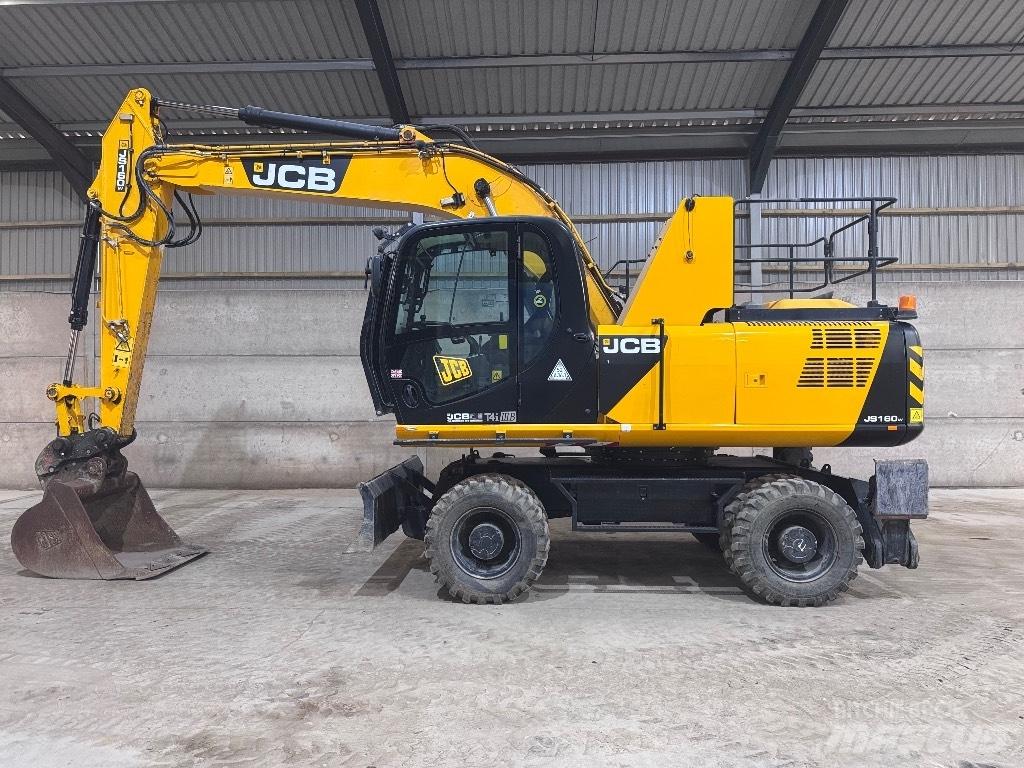 JCB JS 160 W ホイール式油圧ショベル（パワーショベル・ユンボ・バックホー）