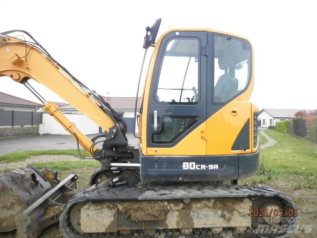 Hyundai R 80 CR-9A 中型油圧ショベル 7ｔ-12ｔ（ユンボ・パワーショベル・バックホー）