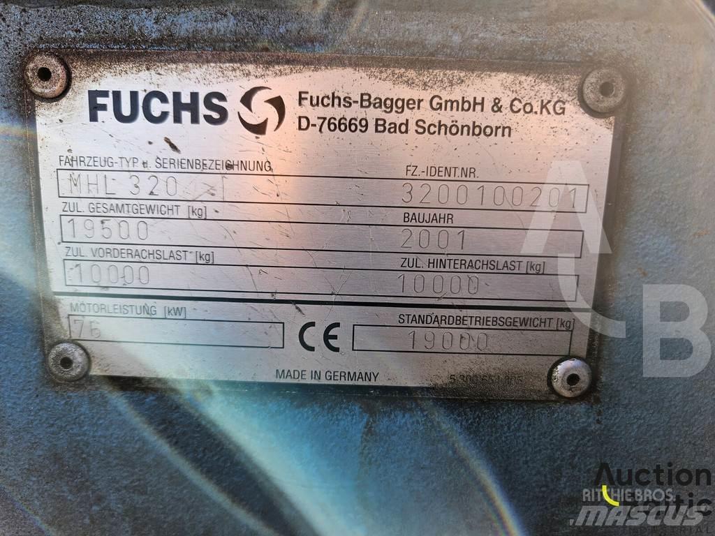 Fuchs MHL 320 ホイール式油圧ショベル（パワーショベル・ユンボ・バックホー）