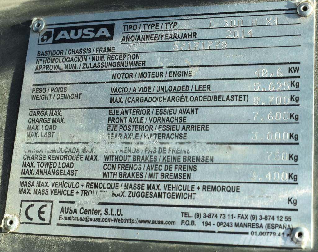 Ausa C 300 H X4 ラフターテレントラック