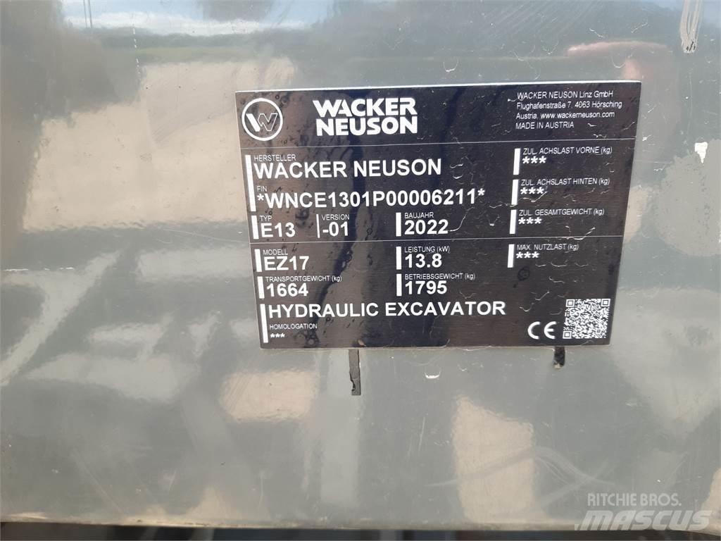 Wacker Neuson EZ17 大型油圧ショベル12t以上（パワーショベル・ユンボ）