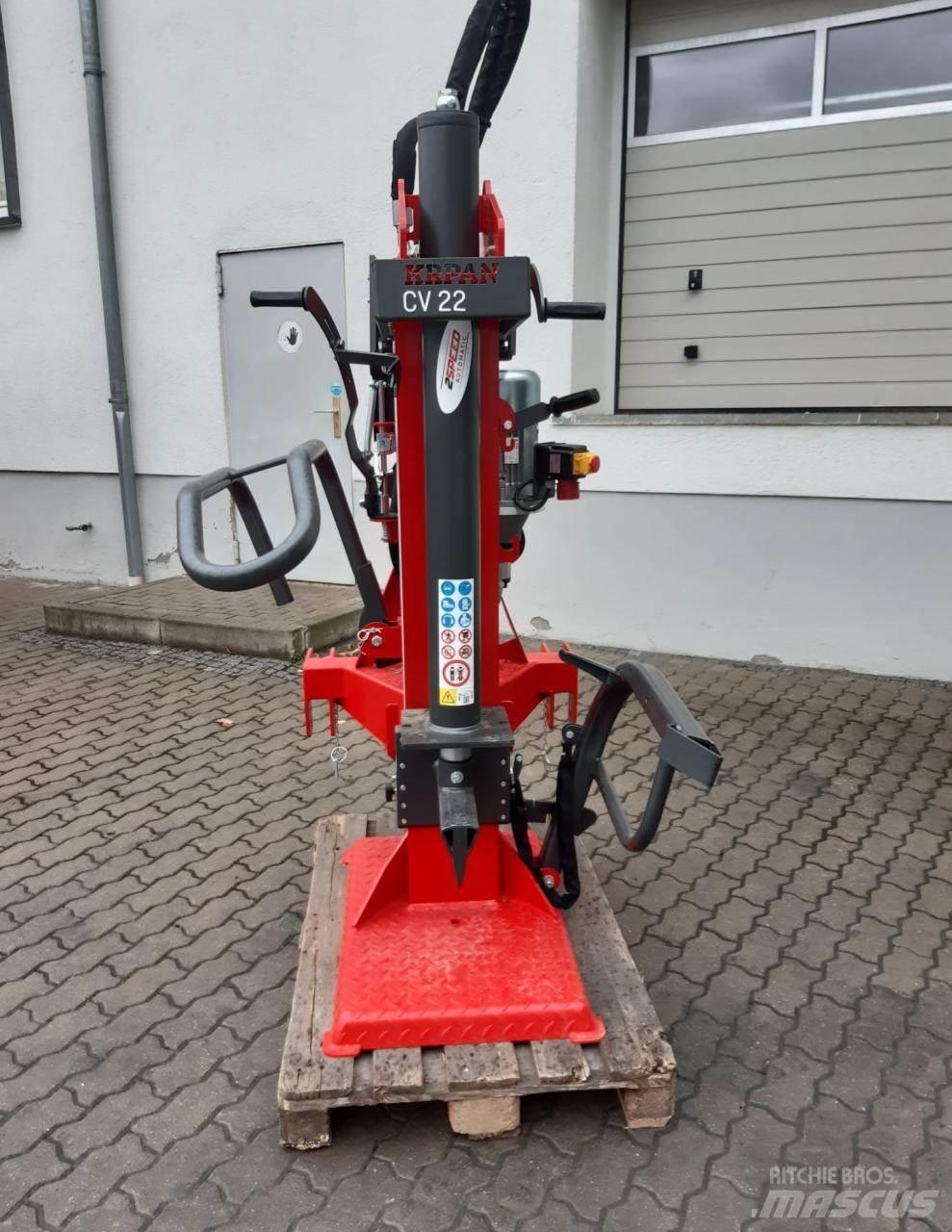 Krpan CV 22 E ウッドスプリッターとカッター