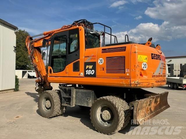 Komatsu PW 180-10 ホイール式油圧ショベル（パワーショベル・ユンボ・バックホー）