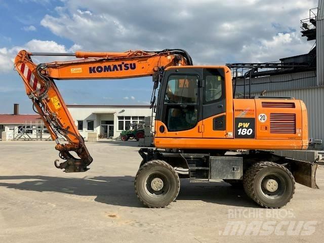 Komatsu PW 180-10 ホイール式油圧ショベル（パワーショベル・ユンボ・バックホー）