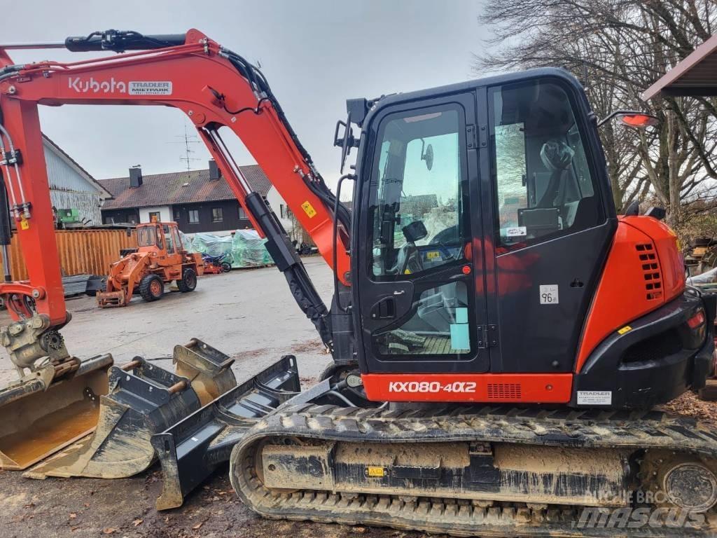 Kubota KX 080-4 ミニ油圧ショベル 7t以下（ミニユンボ・ミニディガー）