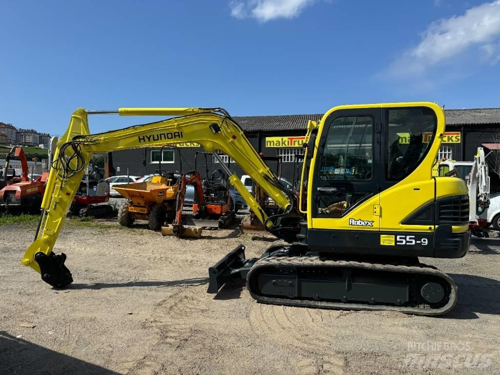 Hyundai Robex 55-9 ミニ油圧ショベル 7t以下（ミニユンボ・ミニディガー）