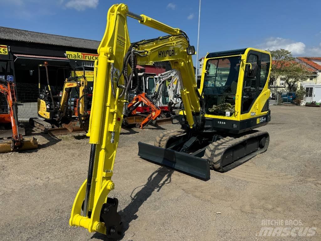 Hyundai Robex 55-9 ミニ油圧ショベル 7t以下（ミニユンボ・ミニディガー）