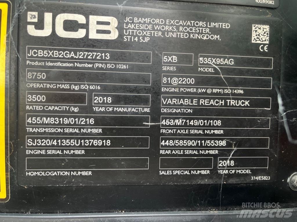 JCB 535-95 Agri 農業用テレハンドラー