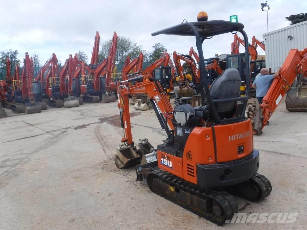 Hitachi ZX 19 U-6 ミニ油圧ショベル 7t以下（ミニユンボ・ミニディガー）