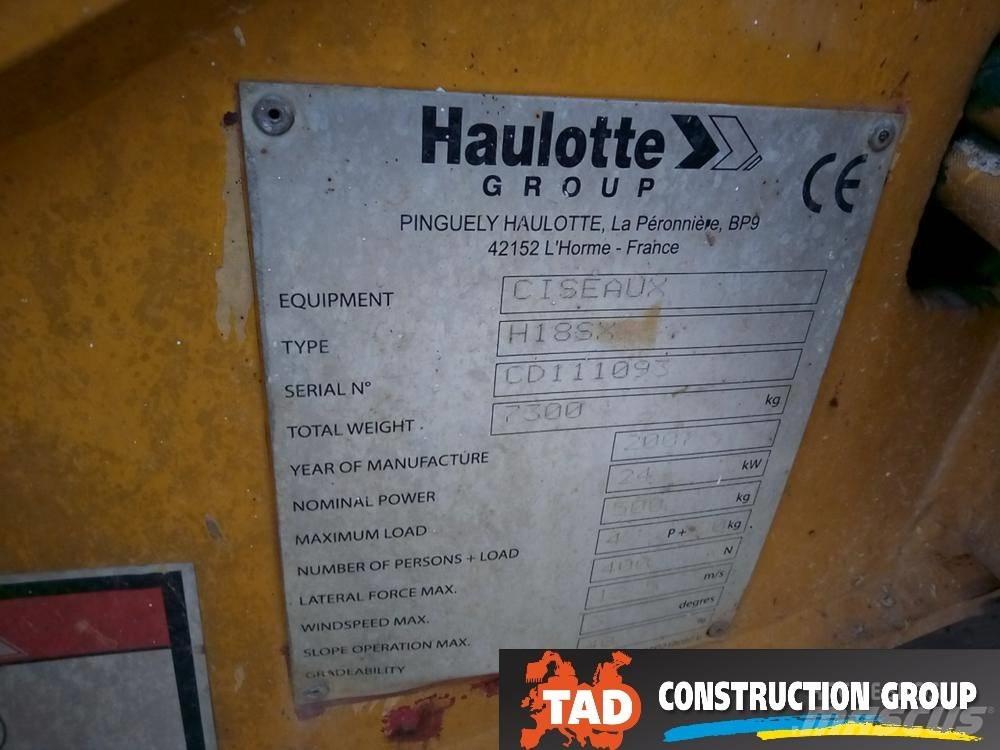 Haulotte H 18 SX シザースリフト