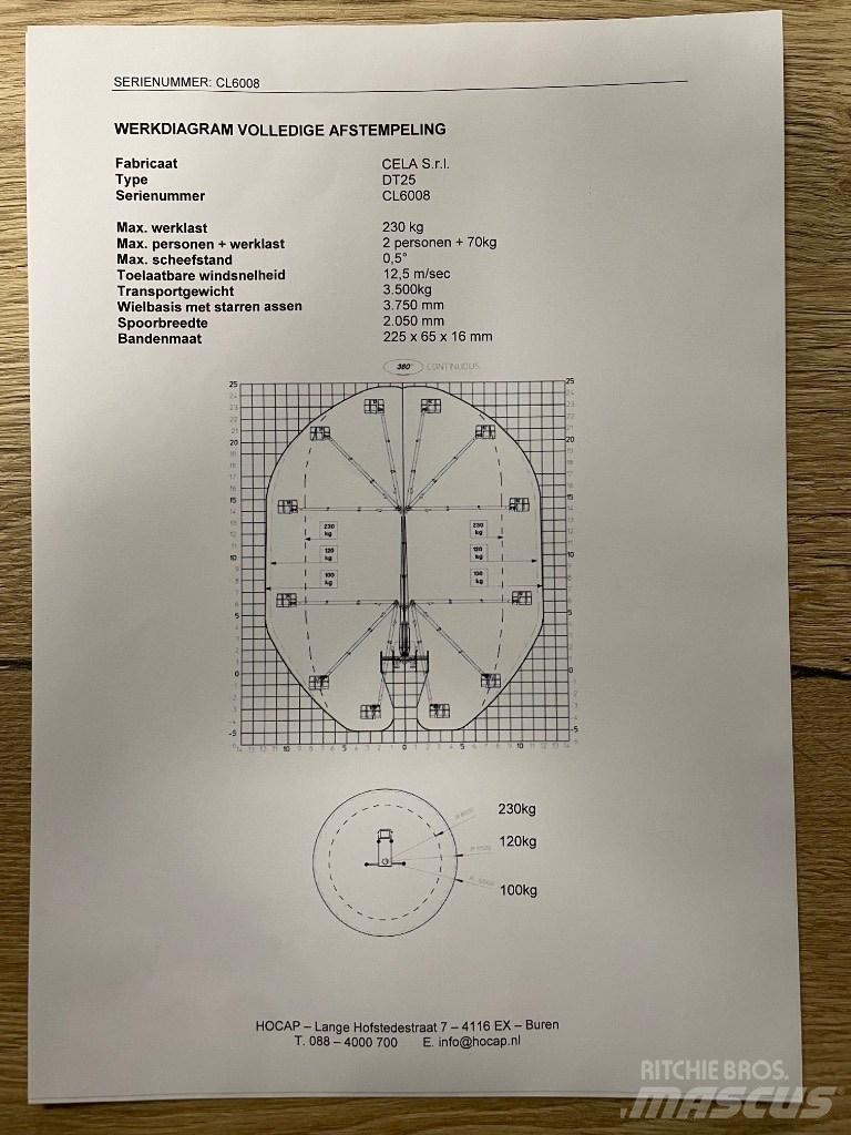Cela DT 25 SOLD トラック高所作業車