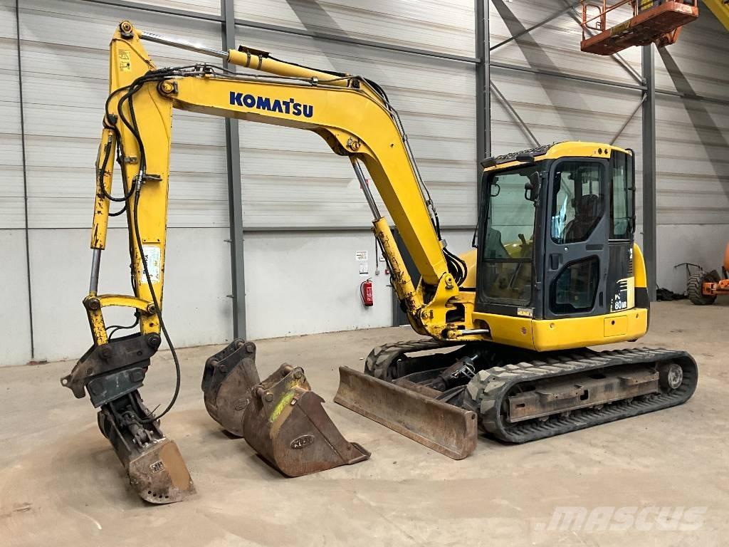 Komatsu PC 80 MR-3 中型油圧ショベル 7ｔ-12ｔ（ユンボ・パワーショベル・バックホー）