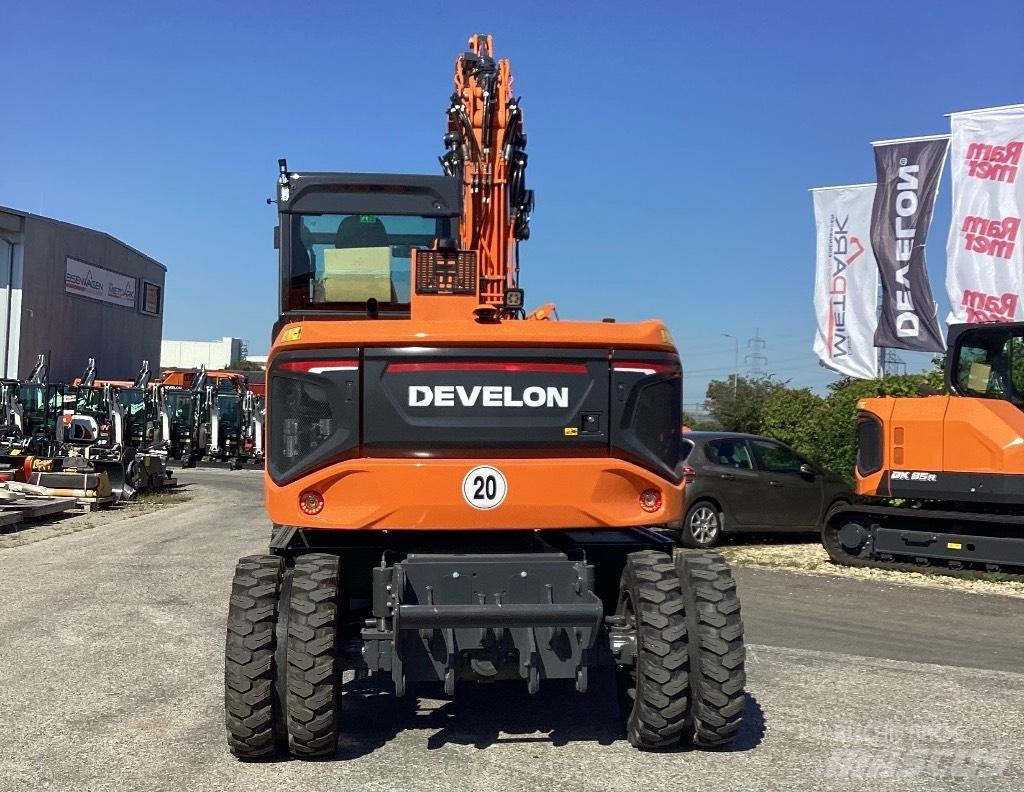 Develon DX100W-7 ホイール式油圧ショベル（パワーショベル・ユンボ・バックホー）