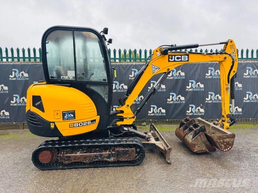JCB 8026 CTS ミニ油圧ショベル 7t以下（ミニユンボ・ミニディガー）