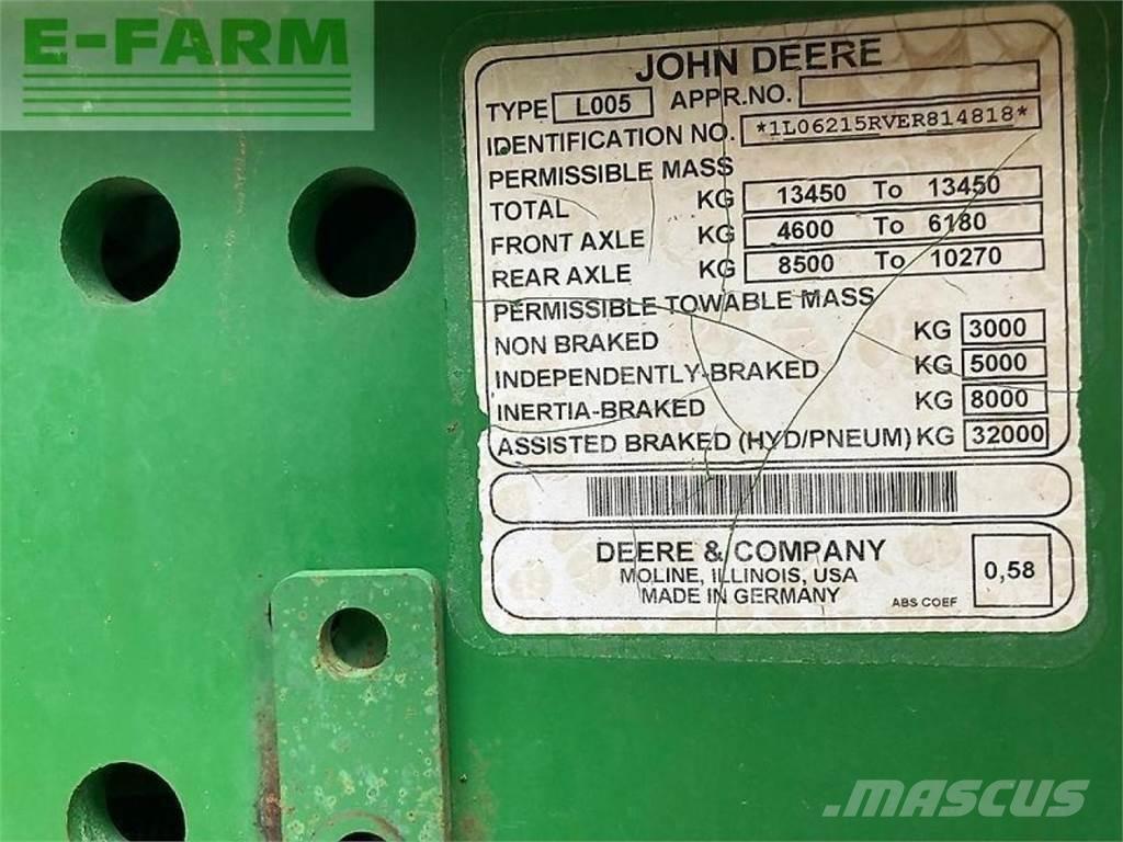 John Deere 6215r トラクター