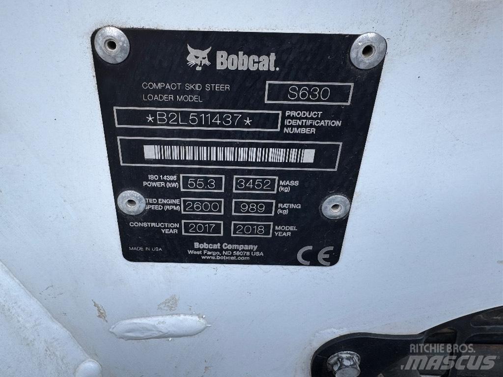 Bobcat S630 スキッドステアローダー