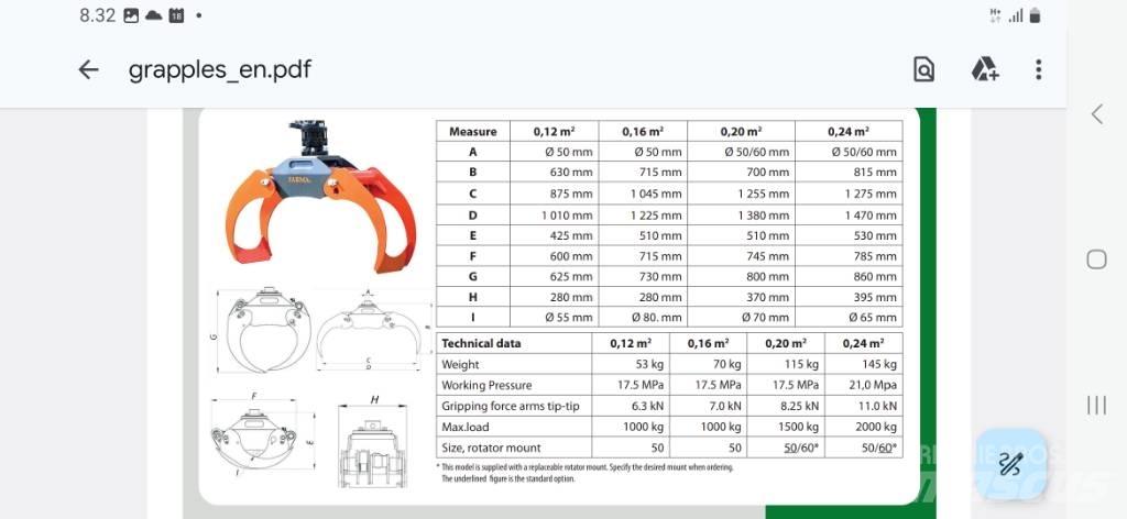 Farma koura 0.24 グラップル