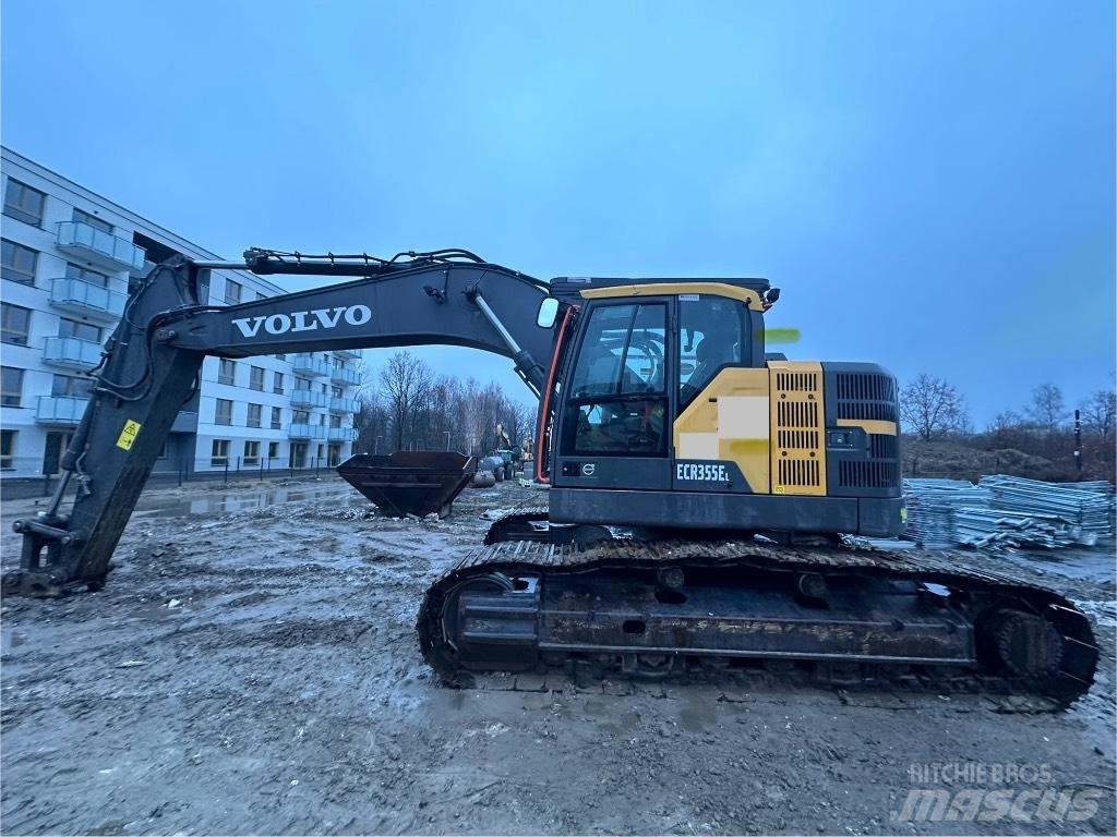 Volvo ECR 355 EL 大型油圧ショベル12t以上（パワーショベル・ユンボ）