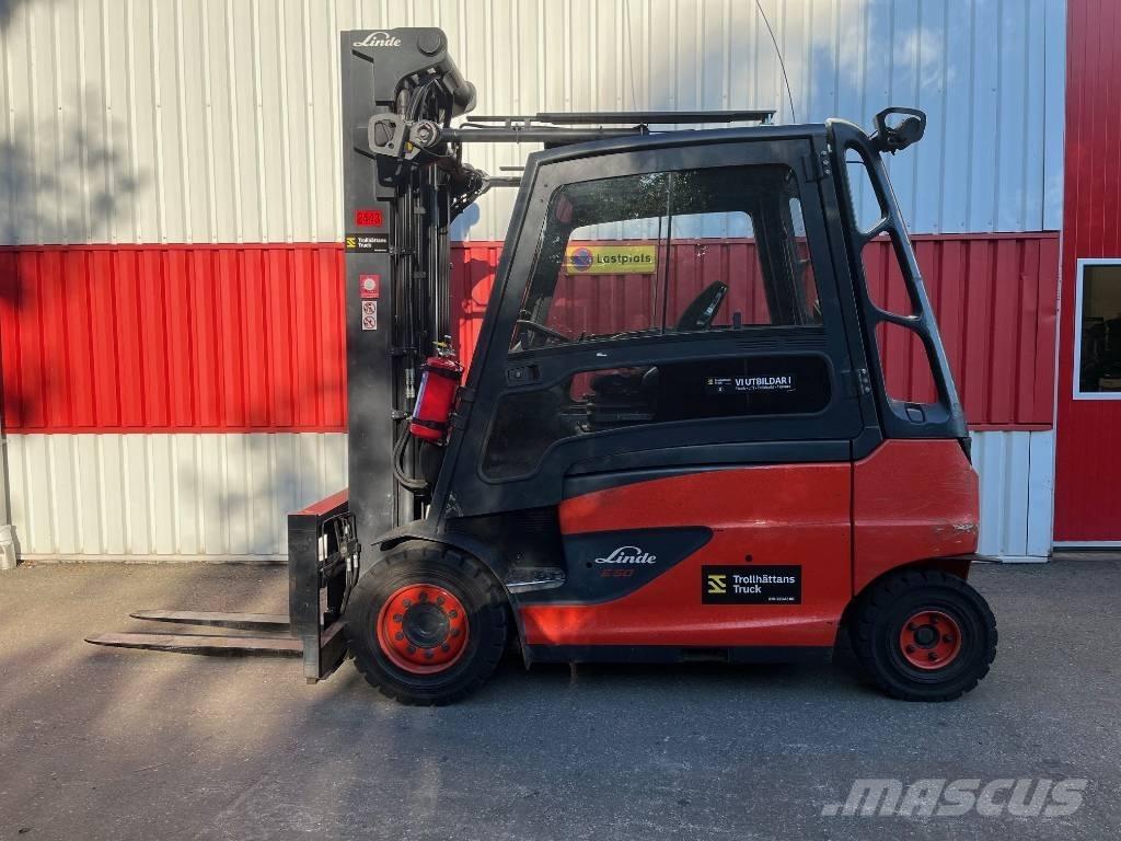 Linde E50HL-01/600 バッテリーフォークリフト
